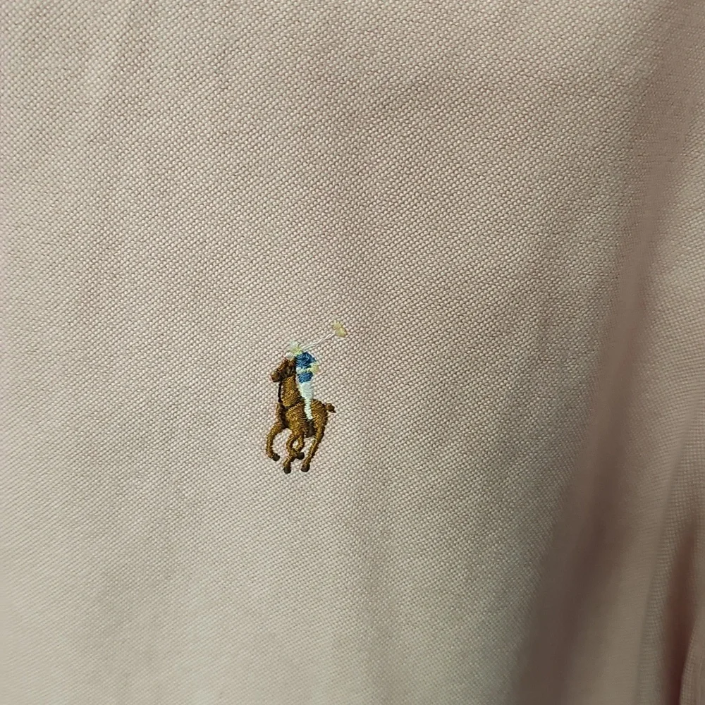 Vineyard Vines Men's Medium Red Check Plaid & Ralph Lauren Peach Button Down - Picture 10 of 16